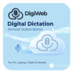 DigiWeb Digital Dictation Author Annual Subscription