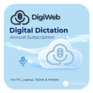 DigiWeb Digital Dictation Author Annual Subscription